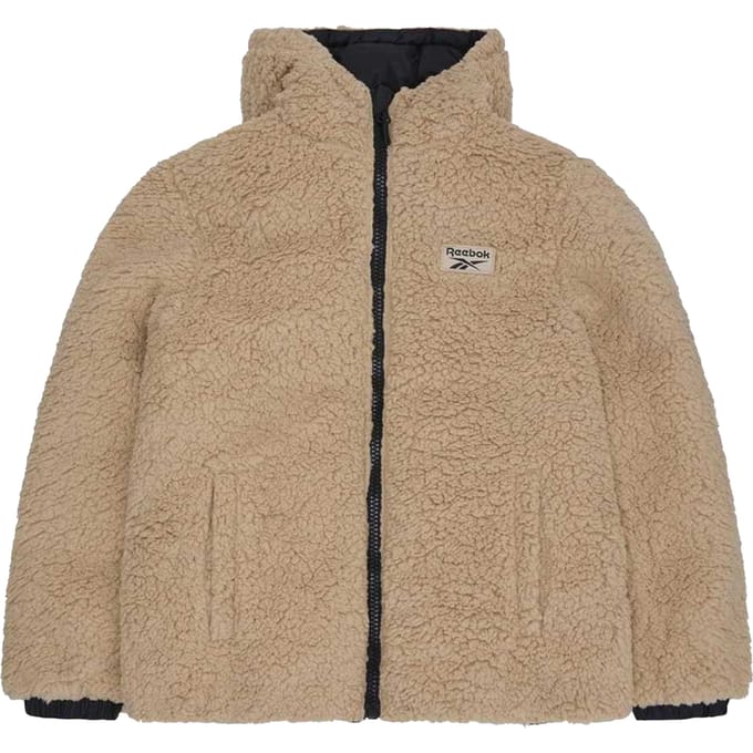 Reebok Dames Sherpa Reversibele Pufferjas (Zwart)