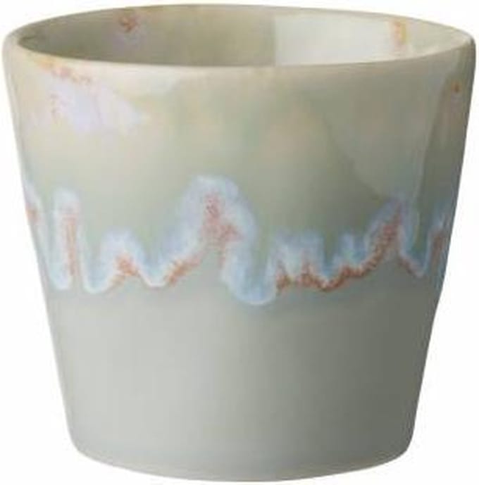 Costa Nova - servies - espresso kop - Grespresso grijs - aardewerk - H 5,9 cm