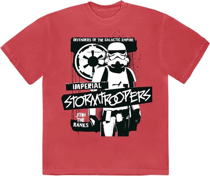 Disney Star Wars - Defenders Heren T-shirt - M - Rood