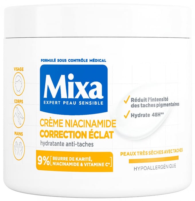 Mixa Crème Niacinamide Stralingscorrectie 400 ml