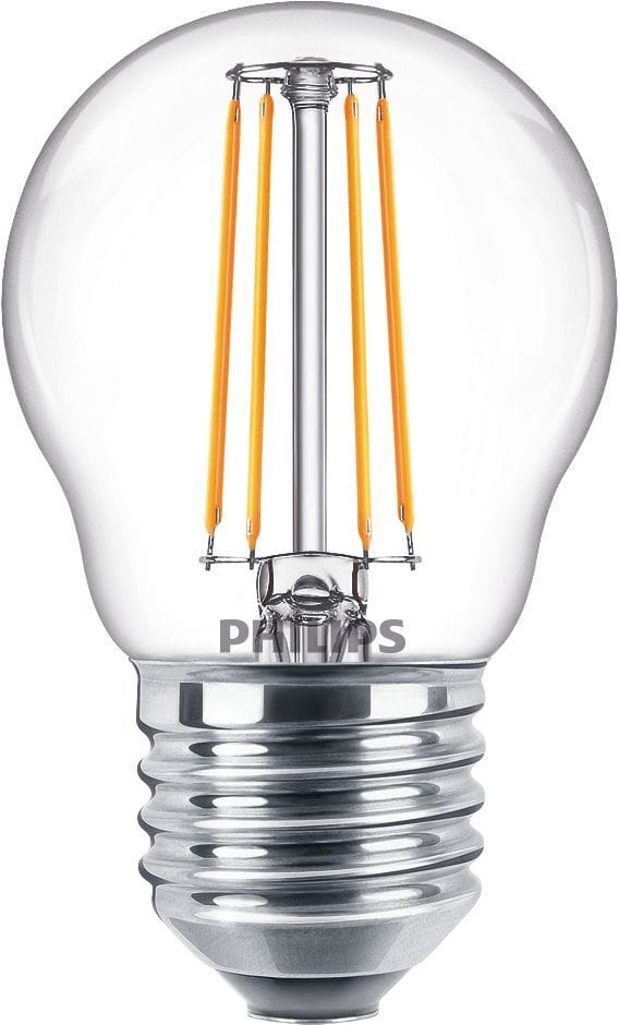 Philips Corepro LEDluster E27 Kogel Filament Helder 4.3W 470lm - 827 Zeer Warm Wit