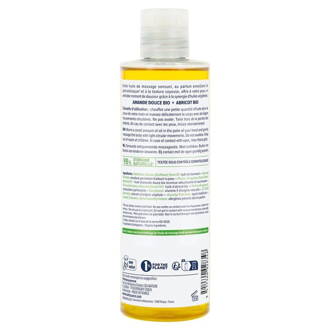 Natessance Massageolie Sensuele Ontwaking 250 ml