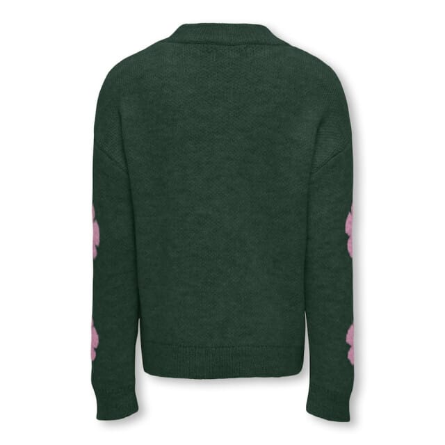 Kids ONLY winter sweater meisjes - groen - KogNaja - regular fit, gebreid