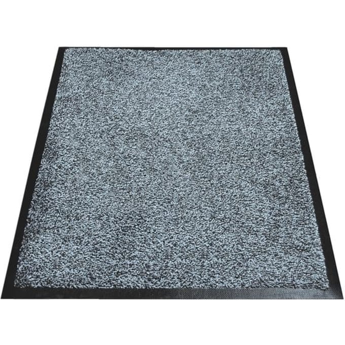 Eazycare Wash vuilvangmat, hooggetrokken nylon, 1150 x 1800 mm, grijs