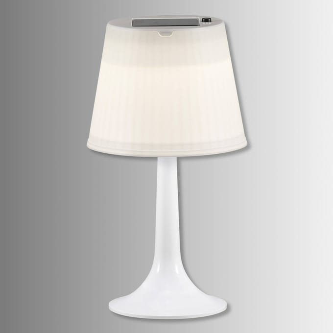 Konstsmide Witte LED-solartafellamp Assisi Sitra