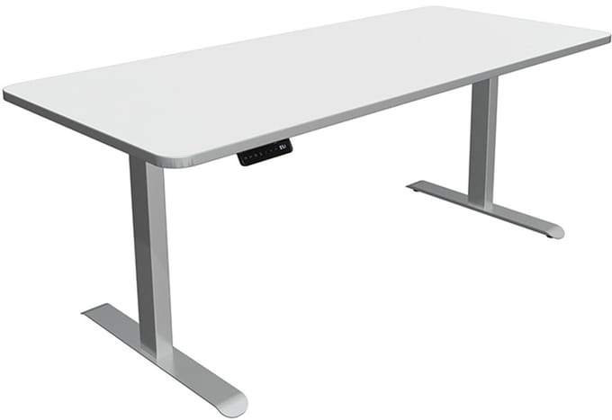 Zit sta bureau Move-3 premium wit 180x80cm