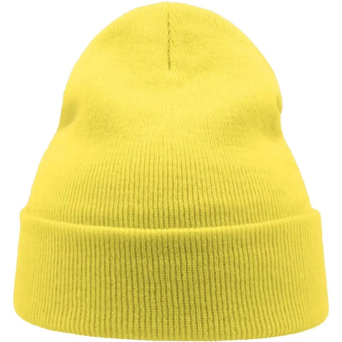 Atlantis Headwear - Wind Beanie Recycled - Light Yellow - One Size