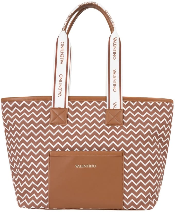 VALENTINO shopper schoudertas Armonia Shopping Bag Cuoio / Multicolor Lichtbruin