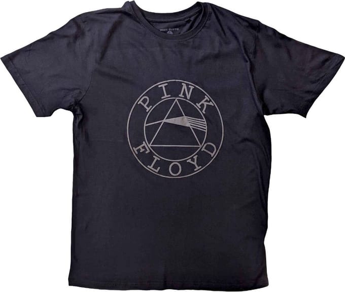 Pink Floyd - Circle Logo Heren T-shirt - M - Zwart
