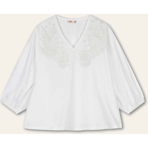 Oilily Bhoomi Blouse- maat44 Bright Wit