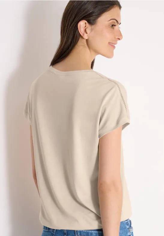 Dames-T-shirt Cecil Lace Shoulder