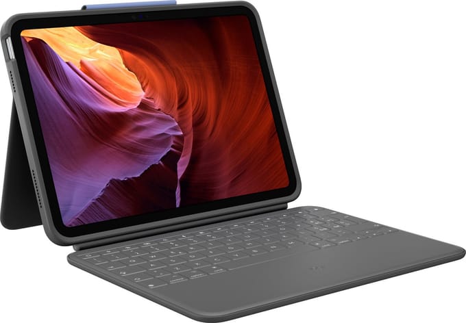 Logitech Rugged Folio Grafiet Smart Connector QWERTY Italiaans