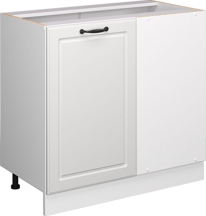 Vicco R-Line Hoekkast – 86 cm zonder werkblad Wit Landhuis