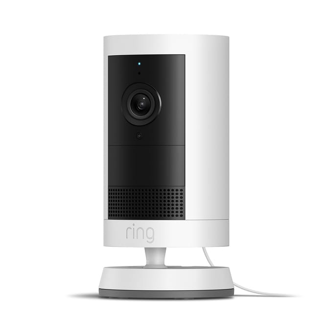 Ring Outdoor Camera Plus - plug-in - wit- buitencamera - 2k