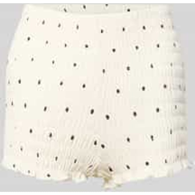 Shorts in all-over look met smokdetails
