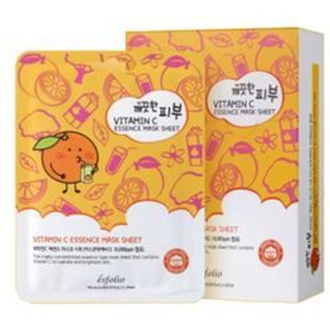 [Promotie] esfolio - Pure Skin Vitamin C Essence Mask Sheet - 25ml *10stuk