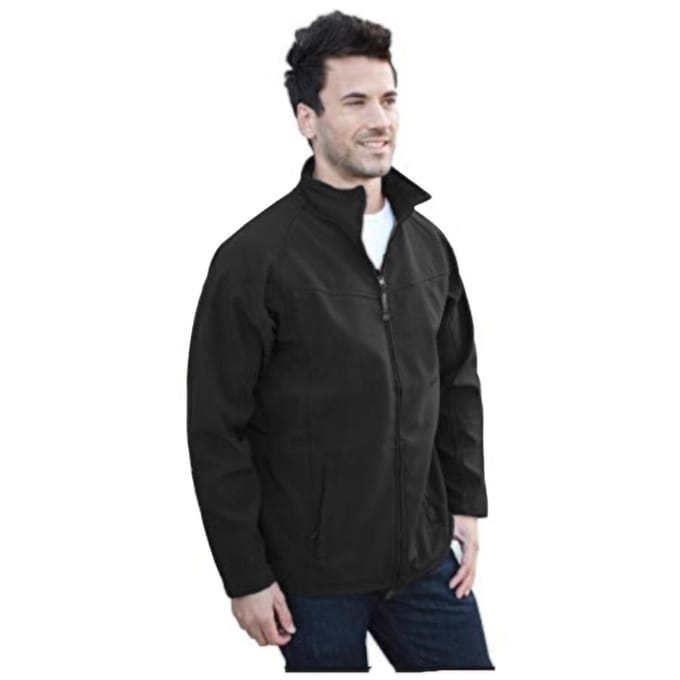 Regatta Professioneel Heren Uproar Softshell Windbestendig Fleece-jack (Zwart/Zwart)