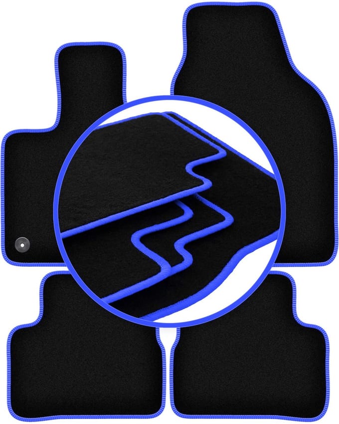 CARLUX-BLUE automatten voor: Fiat E-500 / 500 Electric hatchback (2020-)