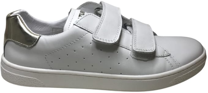 Naturino - Hasselt 2 - Mt 34 - velcro's lederen sneakers - wit/goud