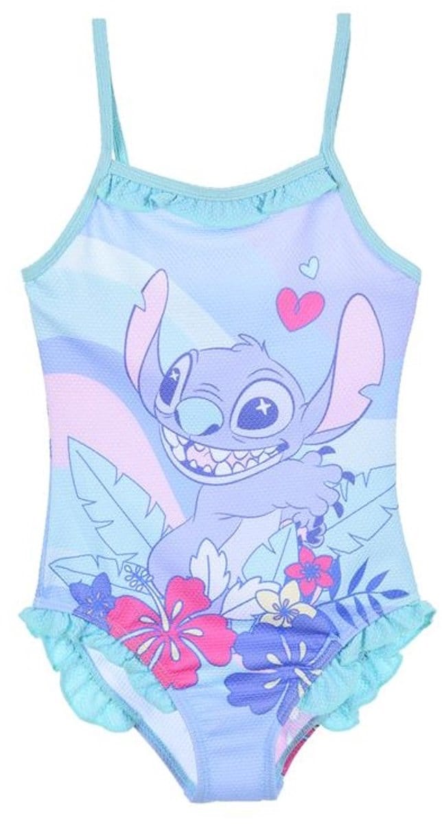 Disney Lilo & Stitch - Badpak Stitch - blauw - Maat 122/128