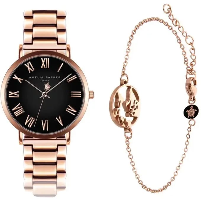 Vrouwenhorloge Amelia Parker Grand Noir