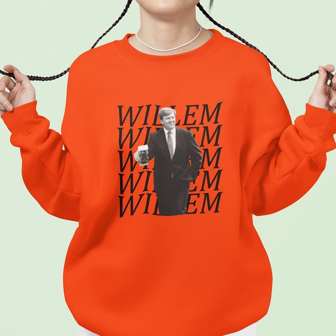 Oranje Koningsdag Trui Willem X 5 M