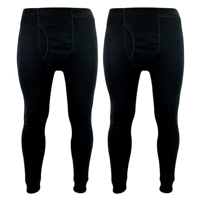 2 Pack Heren Thermische Long Johns | Winter Basislaag Thermisch Ondergoed