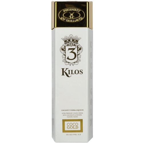 3 Kilos Vodka 3 Kilos COCO GOLD Coconut Vodka 30% Vol. 1l