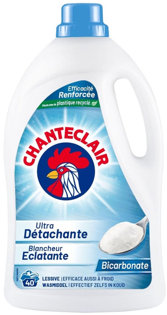 Chanteclair vloeibaar wasmiddel 2000ml 40sc bicarbonate