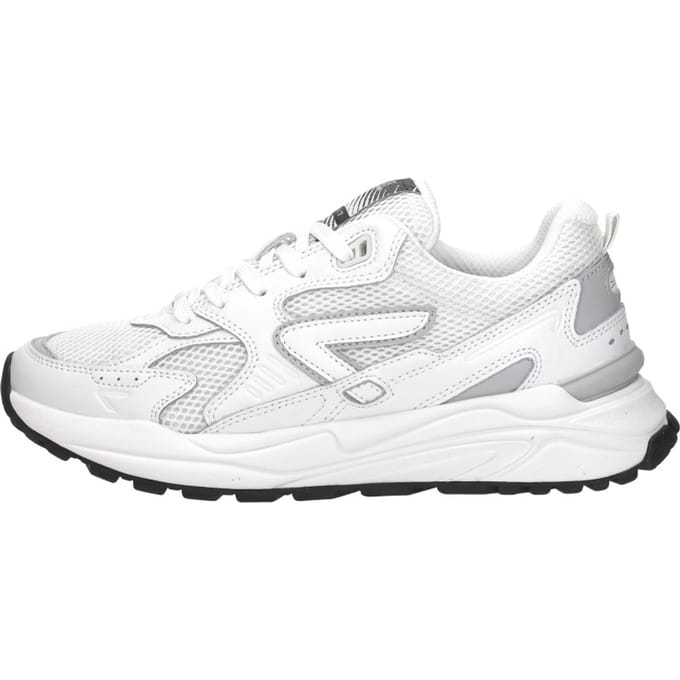 HUB Grid-w Sneakers Dames - Leren Sneaker - Wit - Maat 41