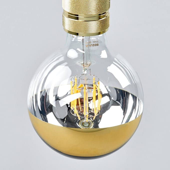 SEGULA LED kopspiegellamp E27 7W goud