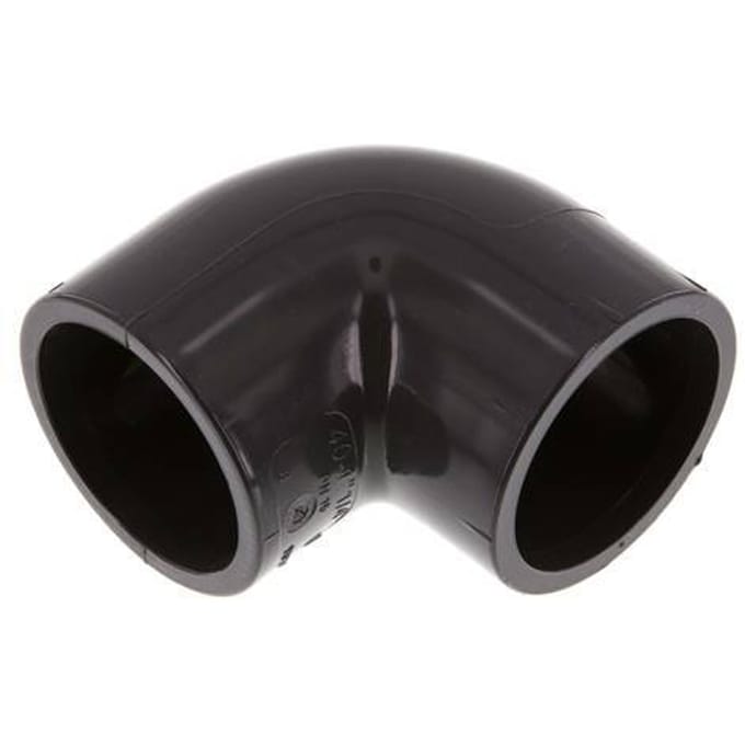 PVC 90 Graden L-Fitting Lijmmof 40x50mm [2 stuks]