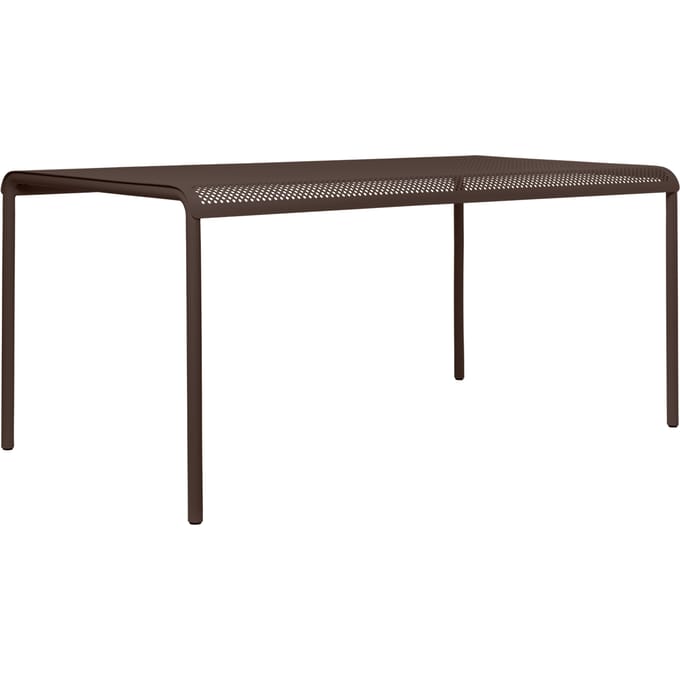 Ferm Living Dapple tuintafel - dark chocolate - 160 x 90 cm