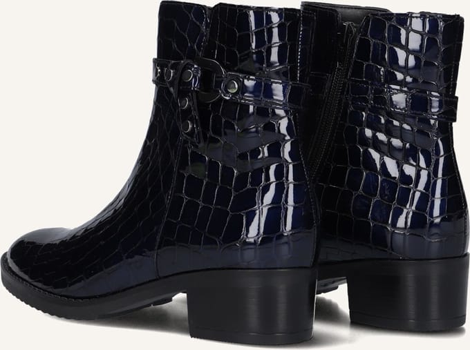 Gabor 512 Enkellaarsjes - Enkelboots met rits - Dames - Blauw - Maat 42