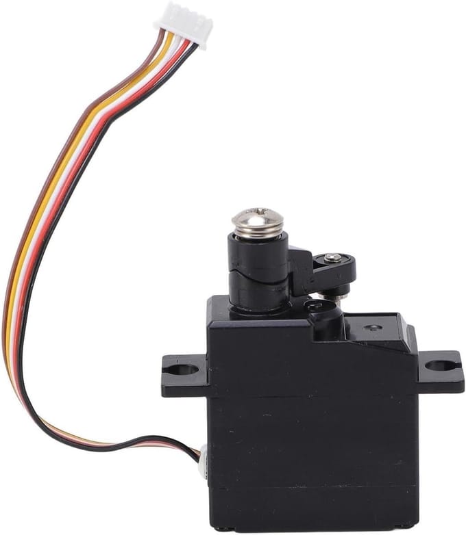 RC Servo Motor - Besturingsonderdeel - RC Auto Besturing - Hoog Koppel - 5-draads - Zwart