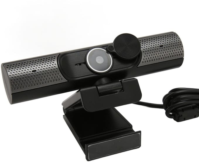 OmGoods - Dailygoody - 2K-webcam - USB-webcam - Microfoon met Ruisonderdrukking - 2K 30fps - HiFi-luidspreker - Geschikt voor videocommunicatie - Compact formaat