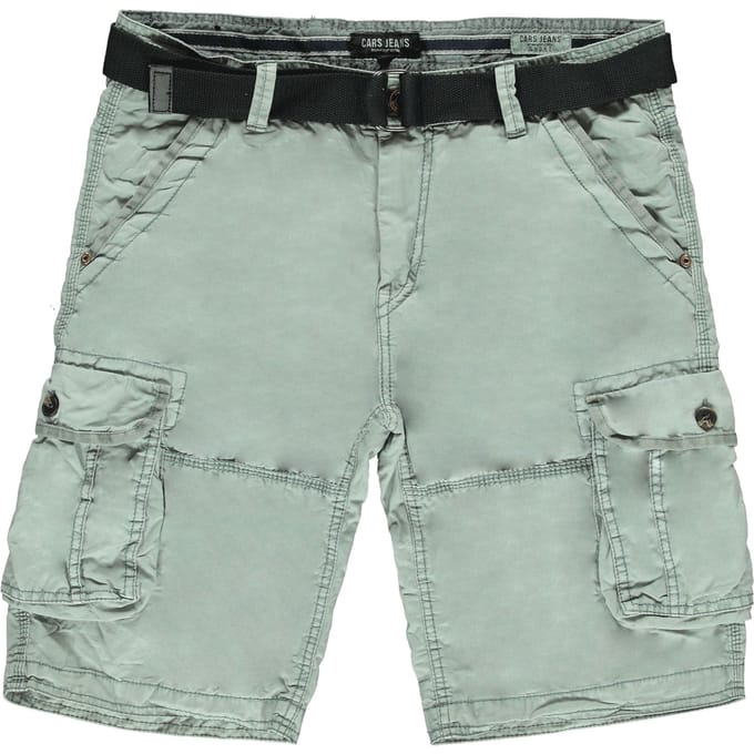 Cars Jeans Short Durras Heren Broek - Stone Grey - Maat S