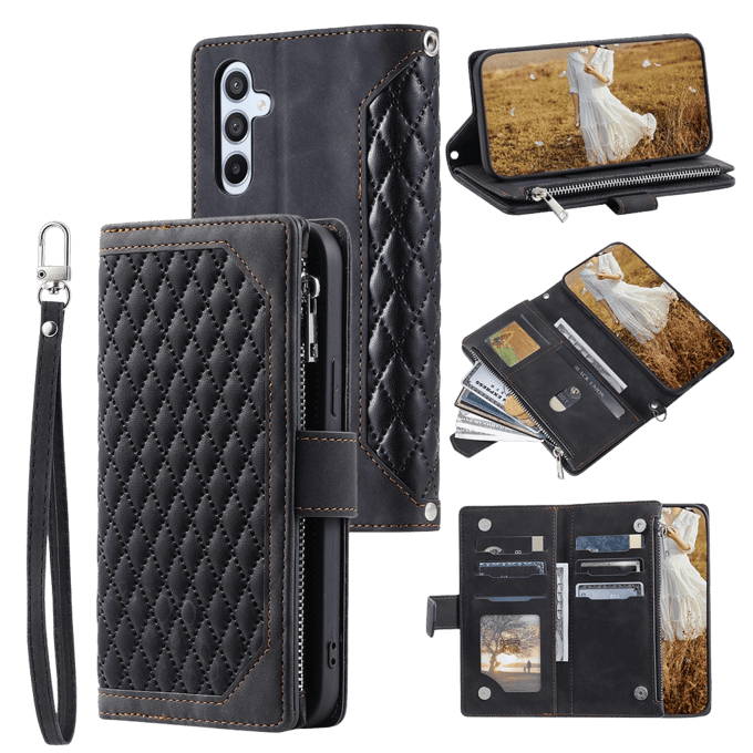 TwoTone Samsung Galaxy A37 Wallet Hoesje Zwart