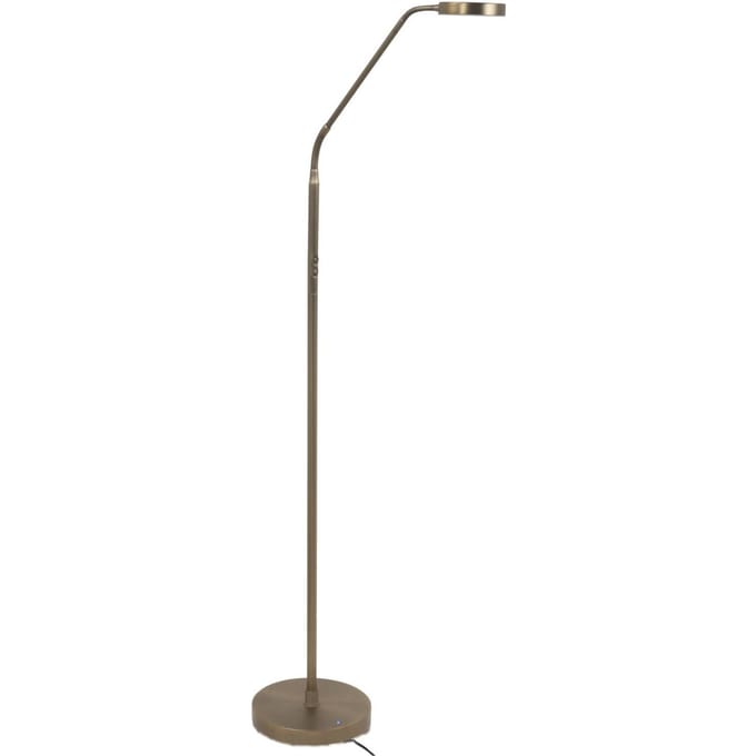 HighLight LED vloerlamp Comfort, brons, 135 cm metaal CCT dimmer