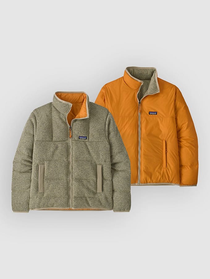 Patagonia Reversible Down Better Fleece Trui grijs