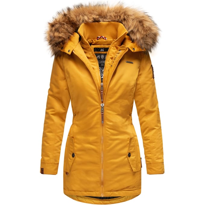 Marikoo dames winterjas – Sanakoo, warm met afneembare bontkraag