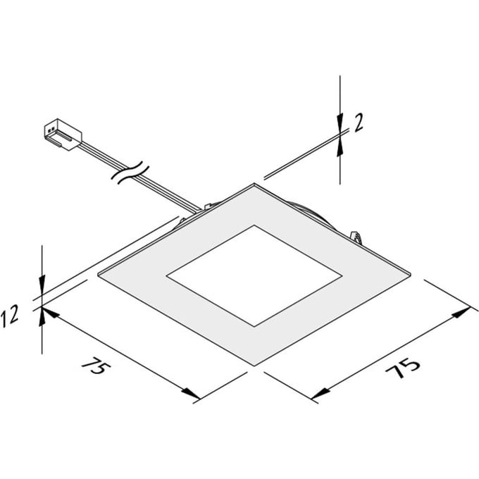 Hera LED meubelverlichting FAQ 68 3/set staal 4W 940