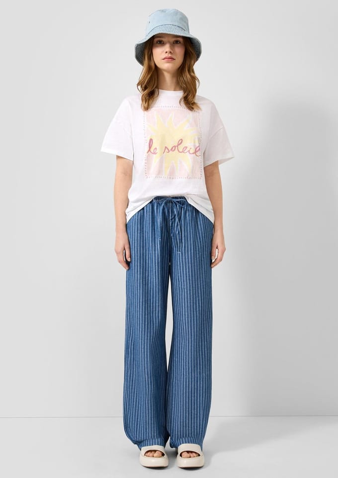 s.Oliver -qs Jeans Blue Denim Taglia: W34 | Pantaloni Outlet | Donna | Blu