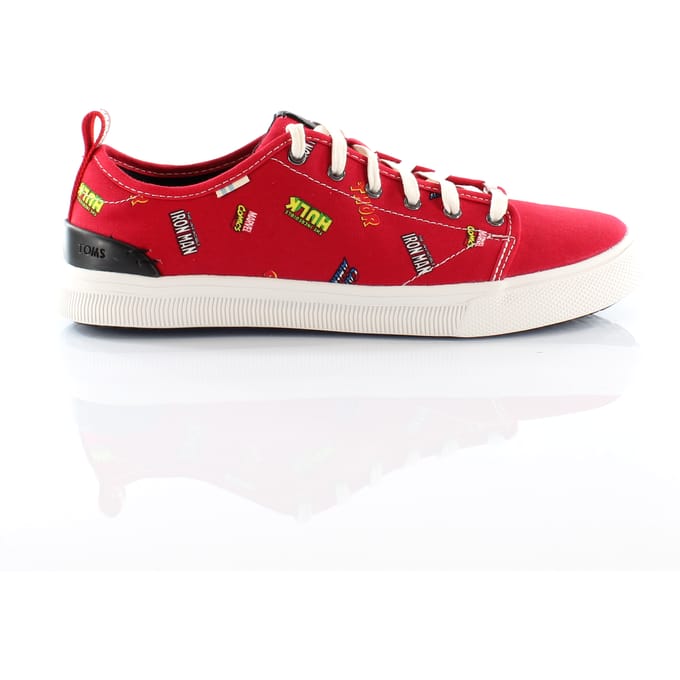 Toms x Marvel Trvl Lite Low Damestrainers Rood