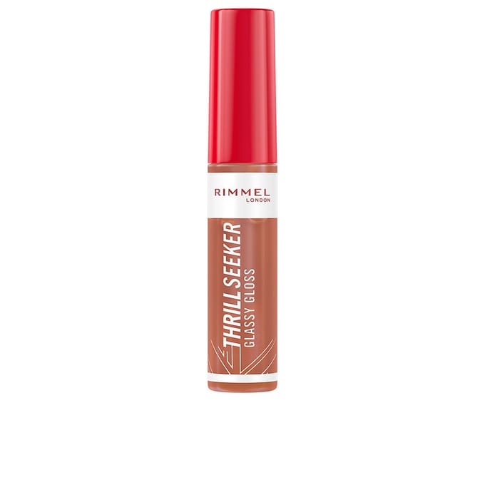 Rimmel Thrill Seeker Glassy Gloss, Nude, Sweet Frosting, Hydraterend, Voedend, Vloeistof, Glans, Fles