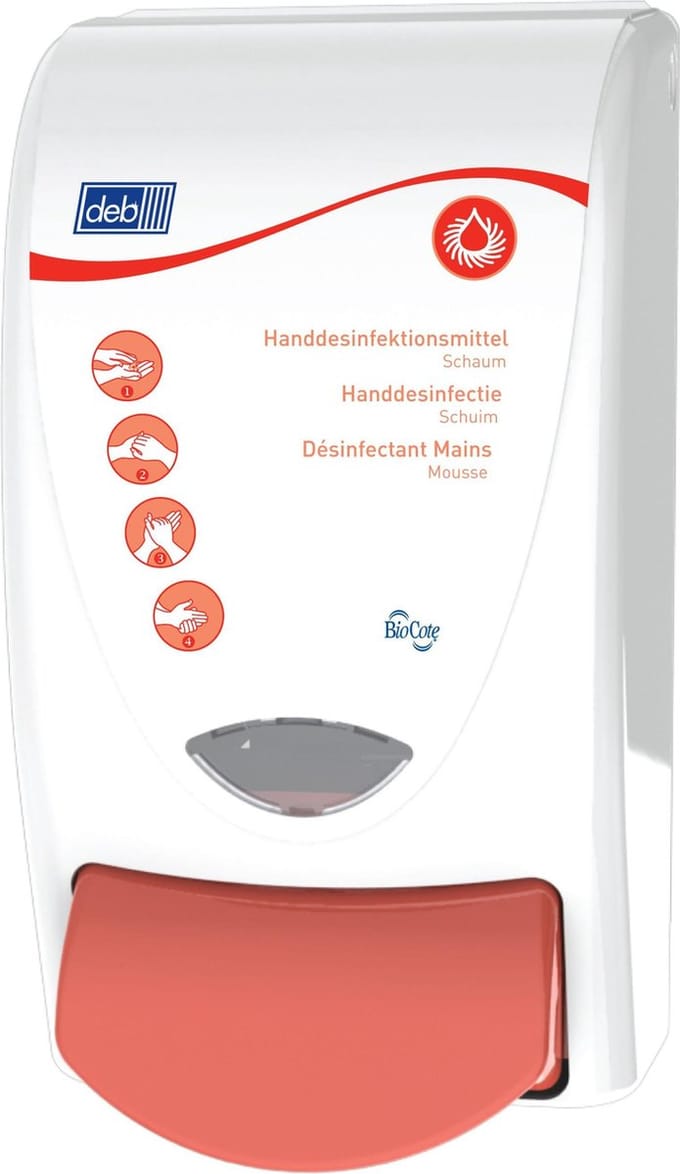 Deb Stoko DEB InstantFOAM 1000 - 1 ltr dispenser met Biocote