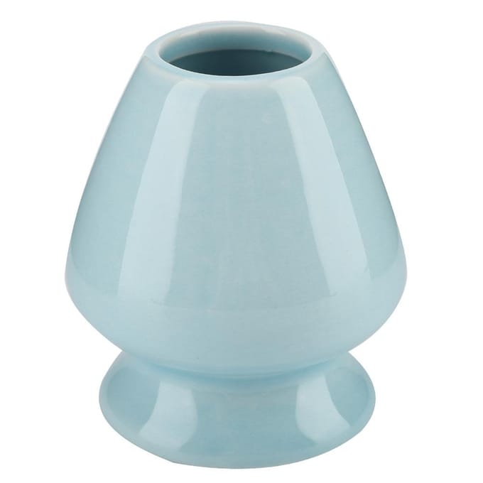 1Pc Matcha Whisk Stand Keramische Houder voor Bamboe Matcha Chasen voor Thee Set Accessoires blauw