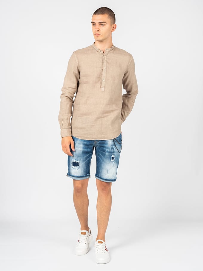 Xagon Man overhemd Lino Mannen beige