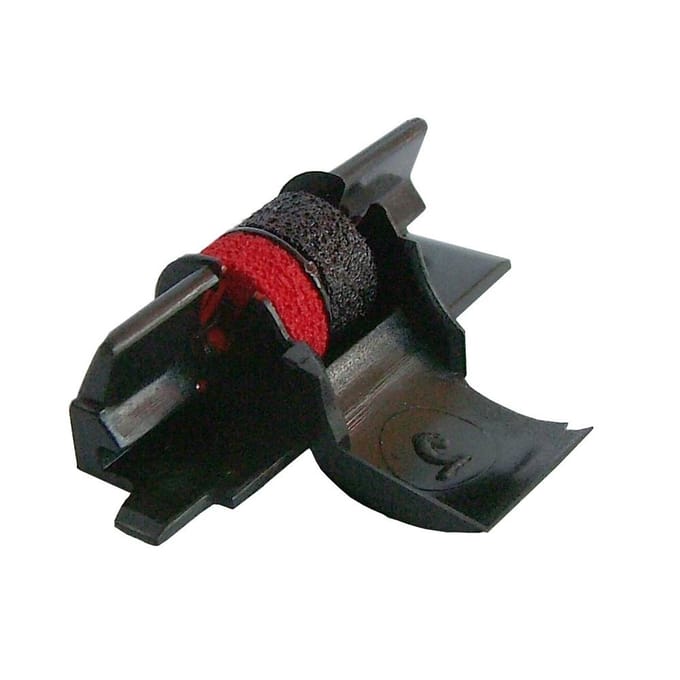 6 stuks IR-40T Zwart en Rood Rekenmachine Inktrollen Vervanging voor CP13 NR42 IR40T Sharp Casio black