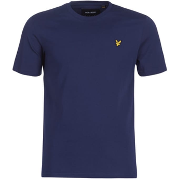 Lyle & Scott - Heren Tee SS Plain T-Shirt - Blauw - Maat M